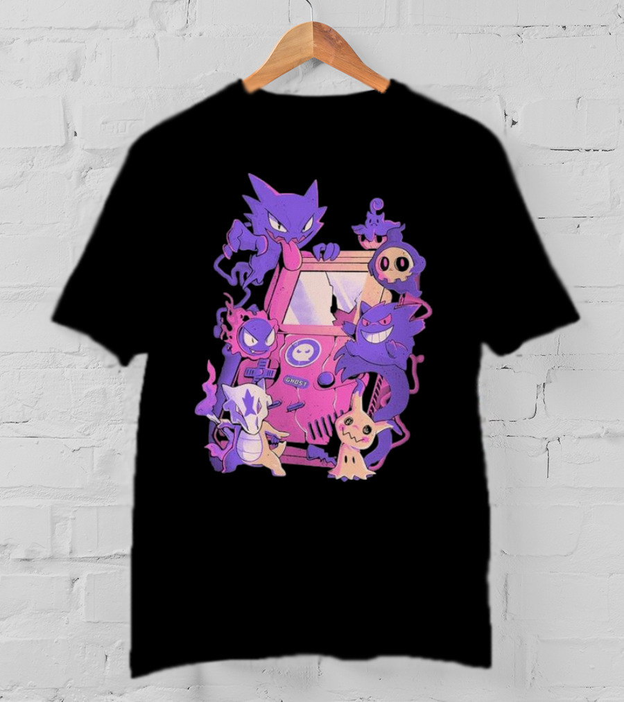 Pokemon Ghost Game Arcade T-Shirt