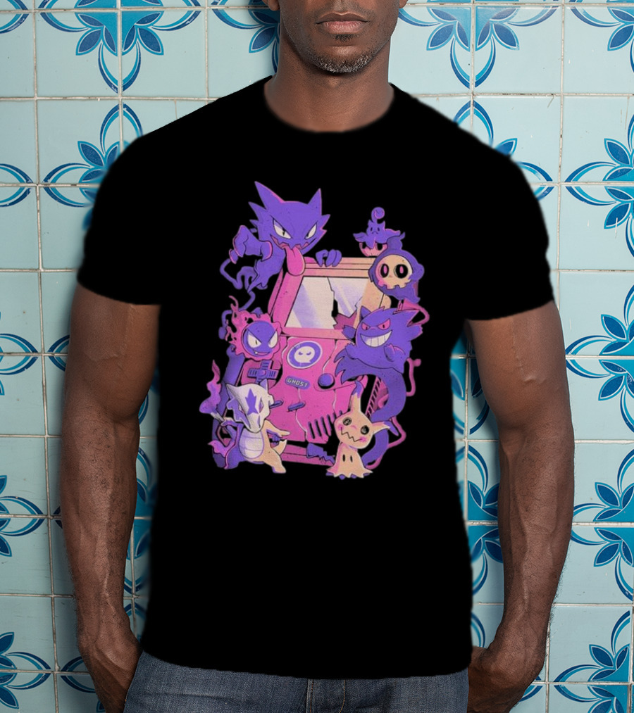 Pokemon Ghost Game Arcade T-Shirt
