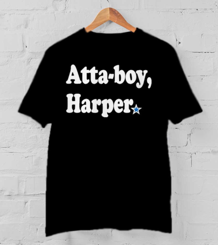 Atta-boy Blue Star Minimalist T-Shirt