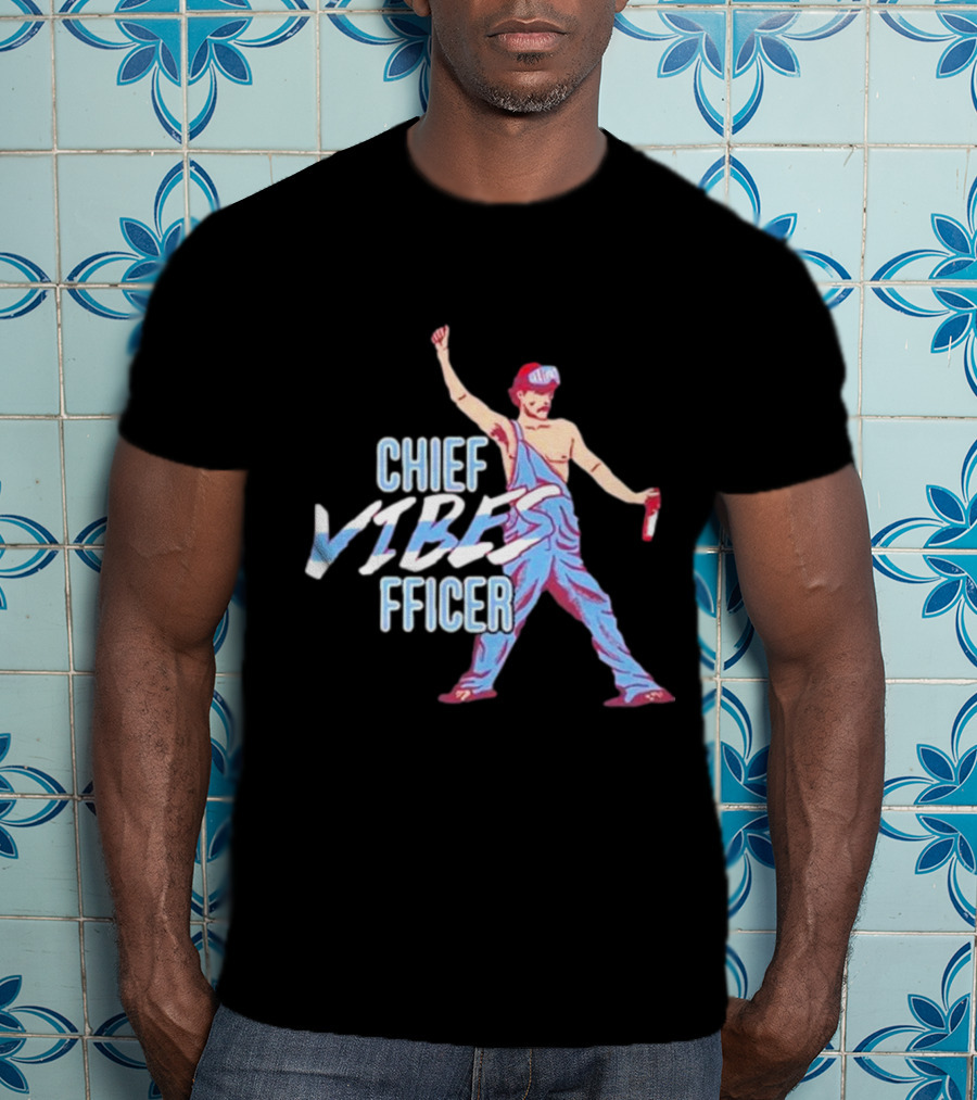 Chief Vibes Officer Fun Party Dance Pose T-Shirt