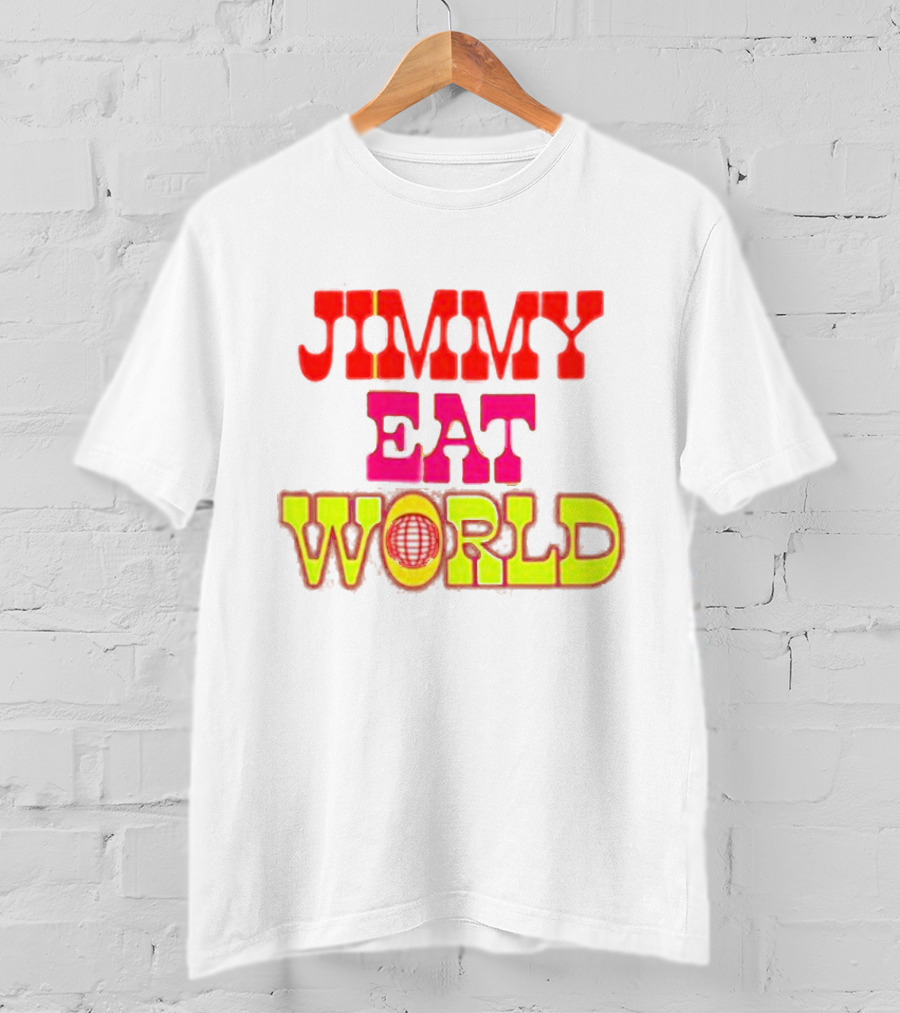 Jimmy Eat World Retro Bubble Lettering T-Shirt