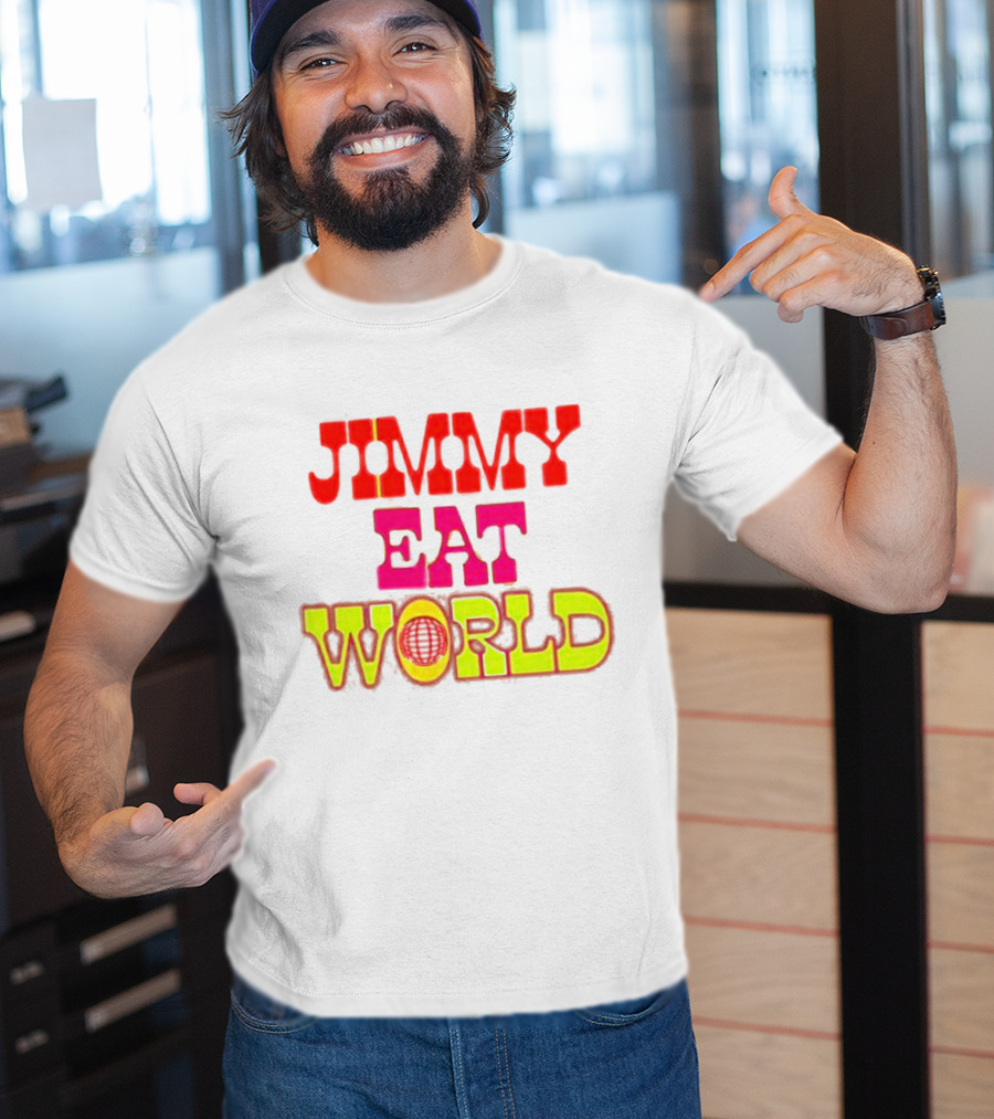 Jimmy Eat World Retro Bubble Lettering T-Shirt
