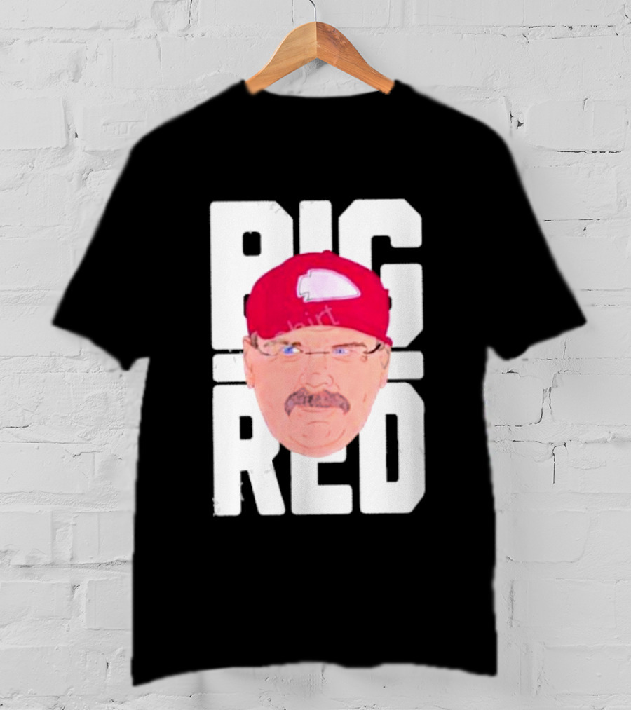 Lexiosborne Bellboy Big Red Cap And Mustache T-Shirt