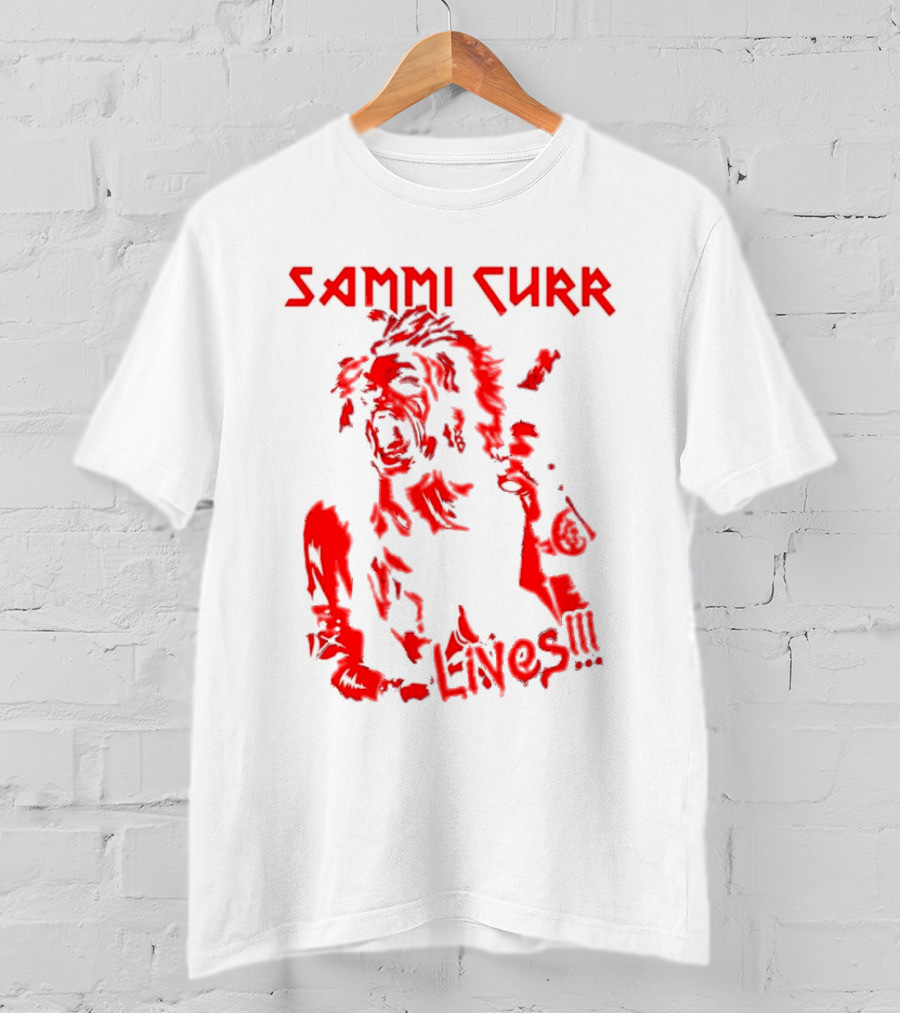 Sammi Curr Lives Heavy Metal Horror T-Shirt