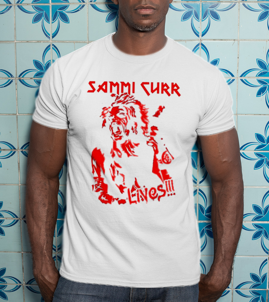 Sammi Curr Lives Heavy Metal Horror T-Shirt
