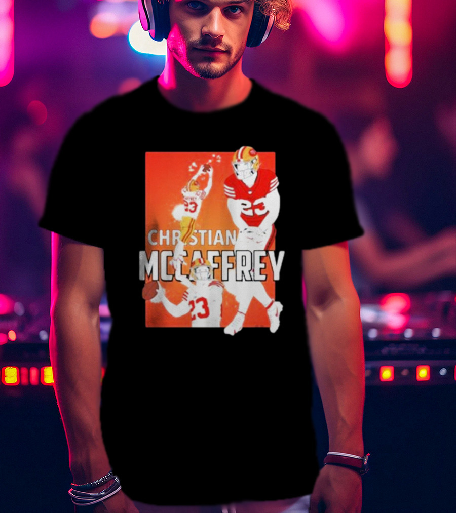 Christian McCaffrey 23 Football Highlights T-Shirt