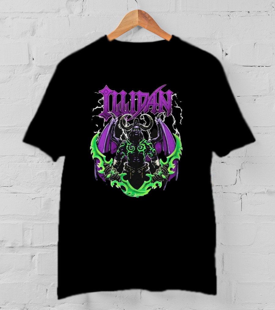 Illidan Stormrage Blizzard World Of Warcraft Iconic Demon Hunter T-Shirt