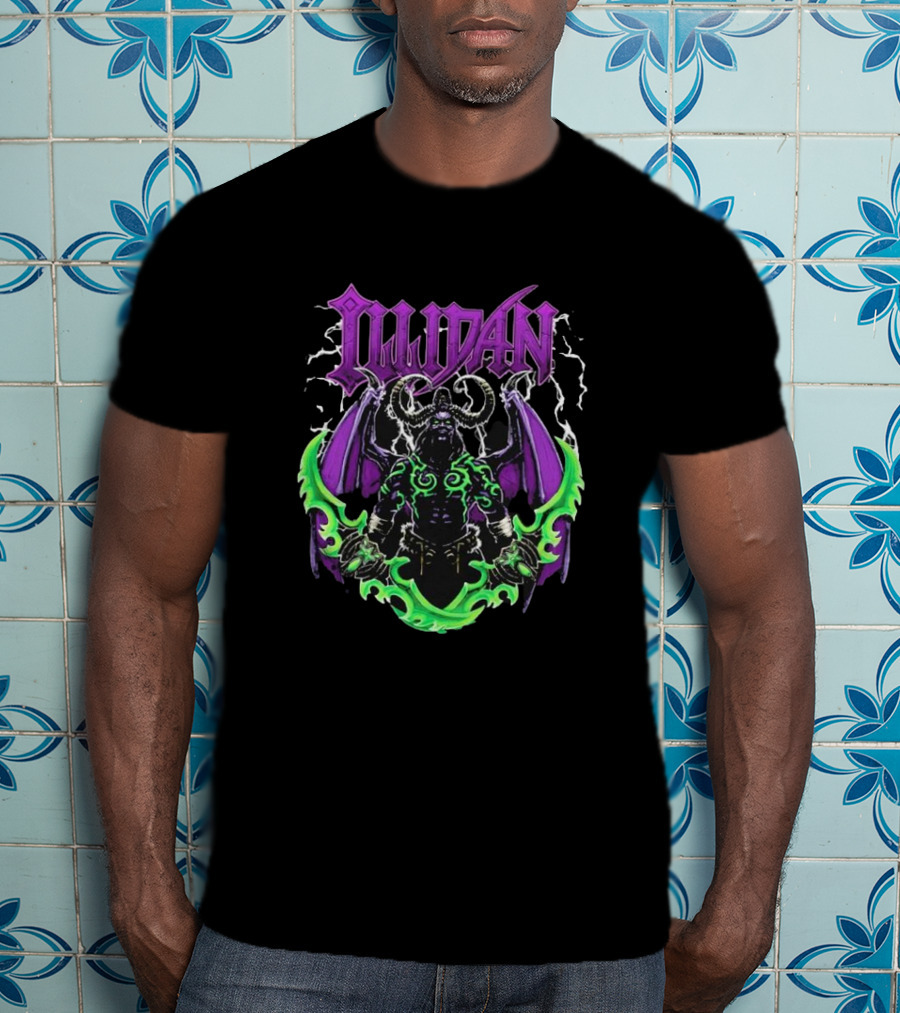 Illidan Stormrage Blizzard World Of Warcraft Iconic Demon Hunter T-Shirt