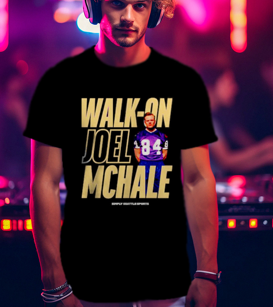 Simply Seattle Sports Joel McHale Walk-On 84 Jersey T-Shirt