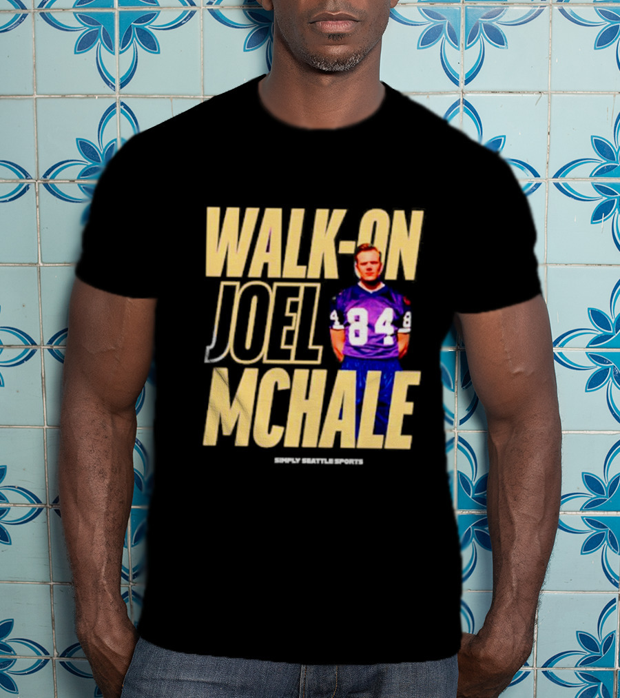 Simply Seattle Sports Joel McHale Walk-On 84 Jersey T-Shirt