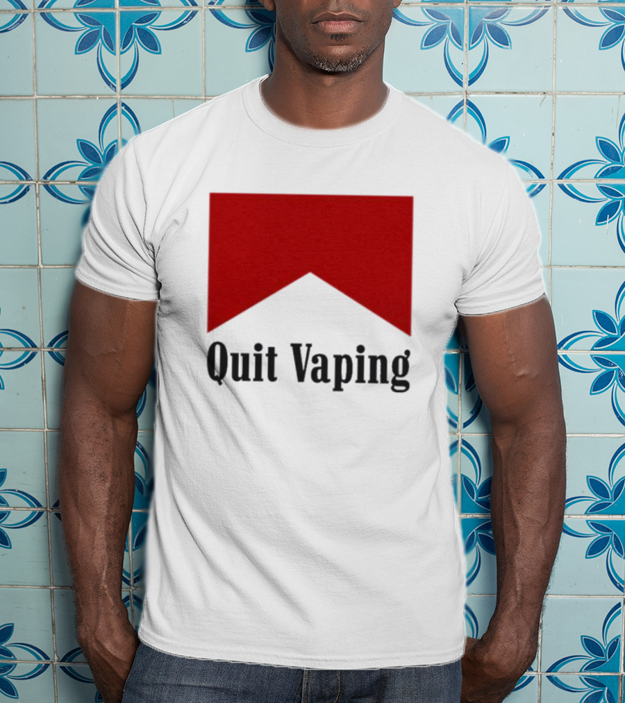 Marlboro Red Chevron Quit Vaping T-Shirt