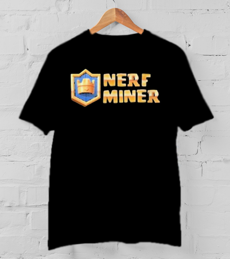 Nerf Miner Clash Royale Shield Emblem T-Shirt