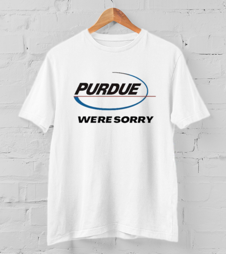 Purdue Pharma We're Sorry Opioid Crisis Apology T-Shirt