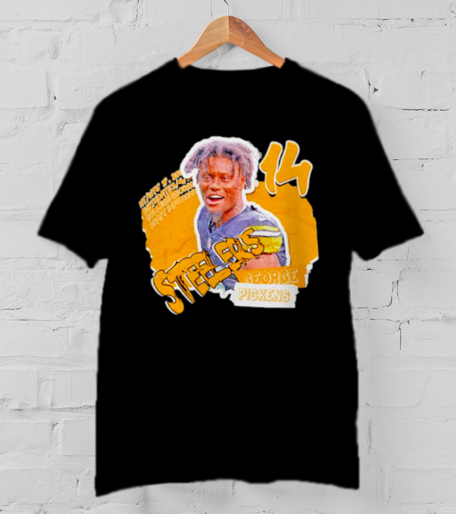 George Pickens Steelers 14 Football Player T-Shirt