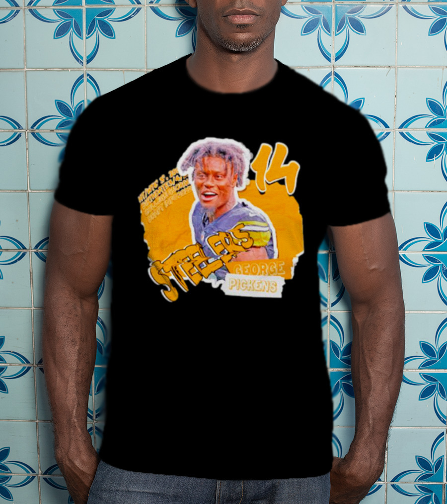George Pickens Steelers 14 Football Player T-Shirt