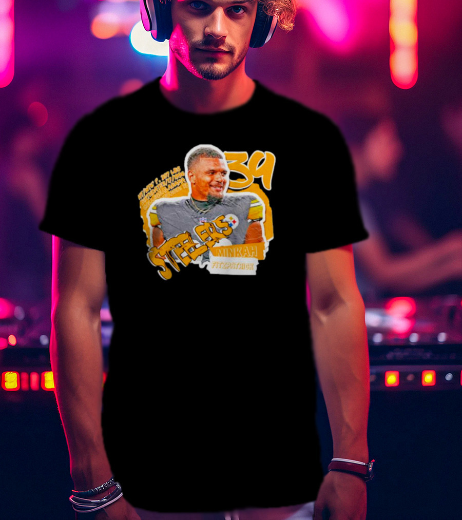 Minkah Fitzpatrick Steelers 39 Football Player Bright T-Shirt