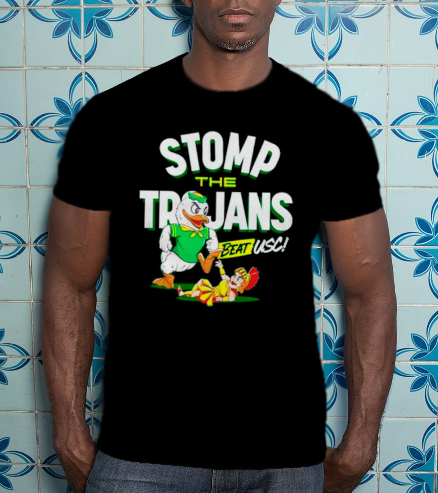 Oregon Ducks Stomp The Trojans Beat USC Victory T-Shirt