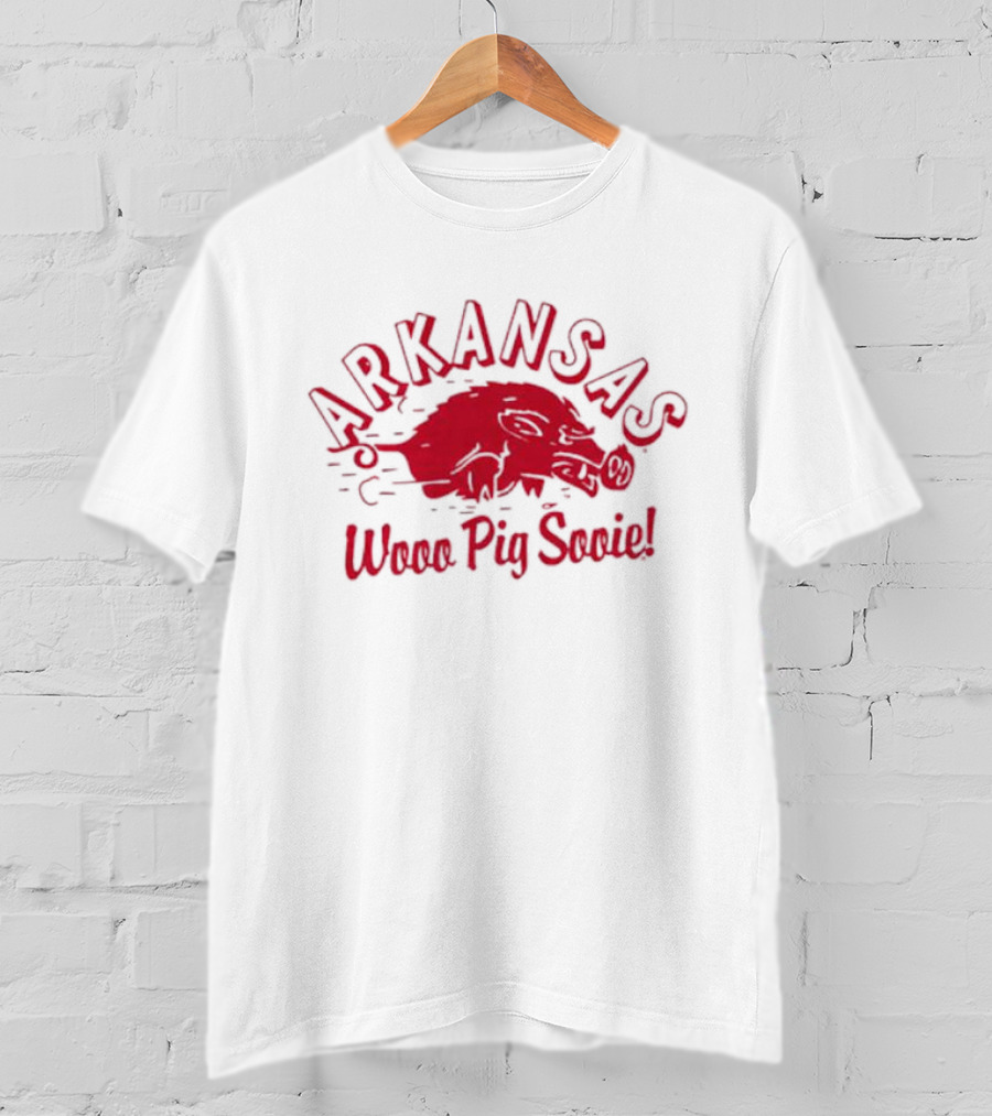Arkansas Football Wooo Pig Sooie T-Shirt