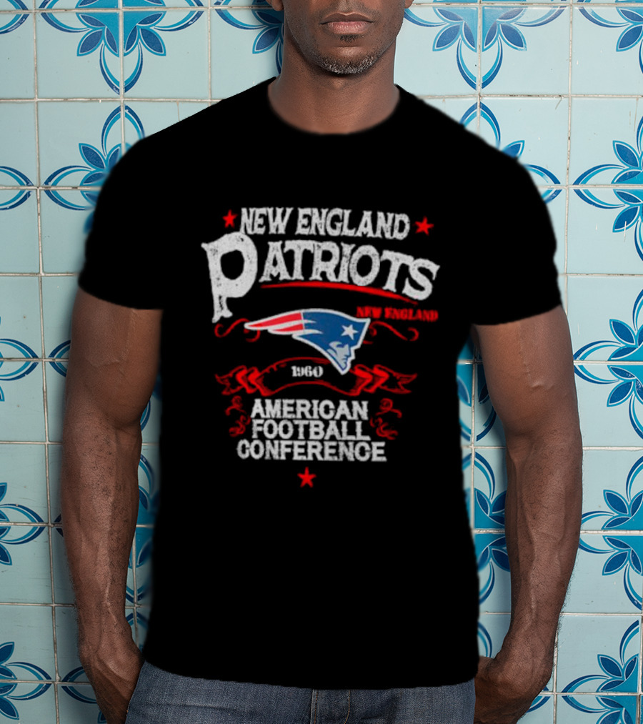 New England Patriots 1960 American Football Conference T-Shirt