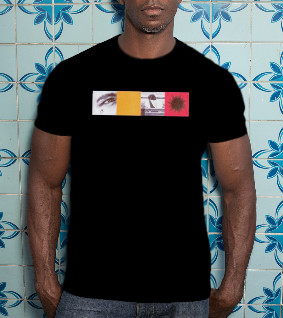 Photo Mosaic Eye Sunflower T-Shirt