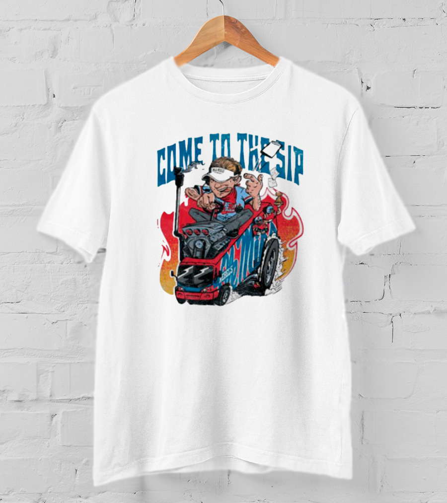 Come To The Sip Ole Miss Rebels All Aboard The Lane Train T-Shirt