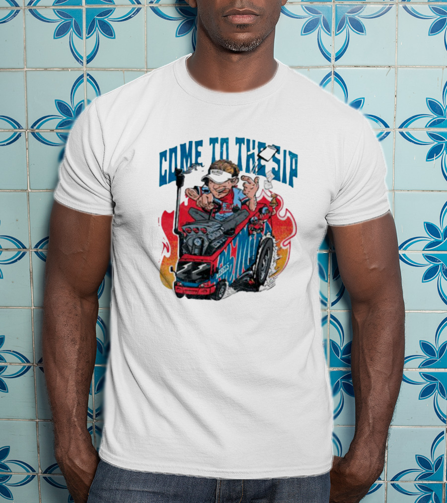 Come To The Sip Ole Miss Rebels All Aboard The Lane Train T-Shirt