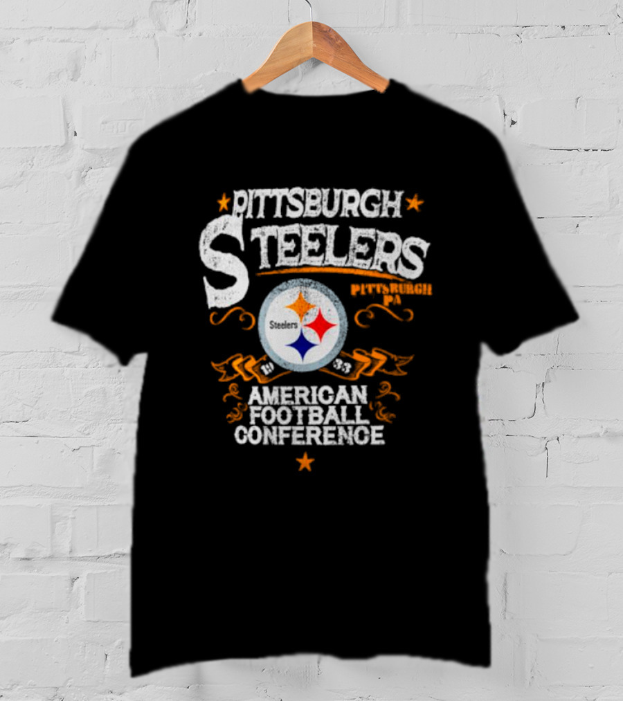 Pittsburgh Steelers Pittsburgh PA 1933 American Football Conference T-Shirt