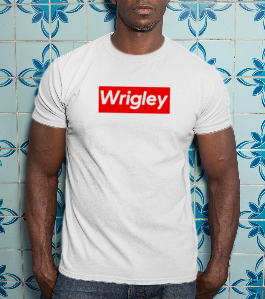 Wrigley Classic Logo Red White T-Shirt