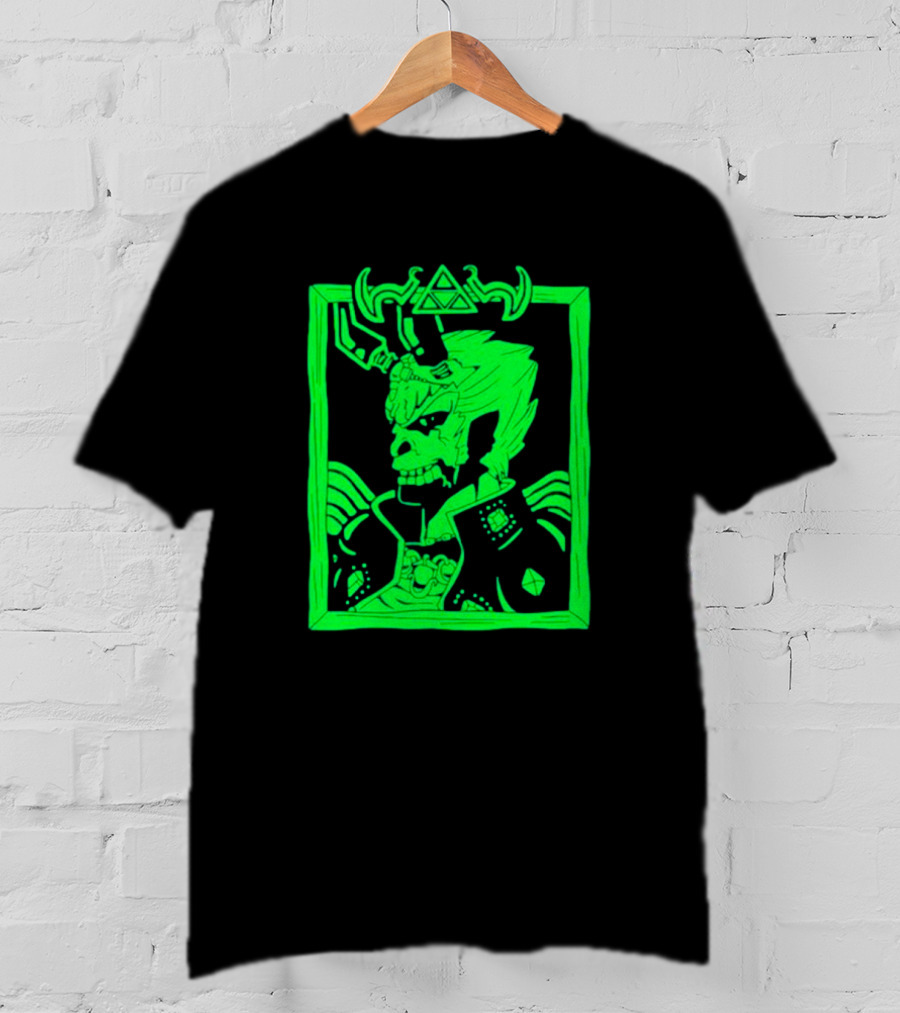 Glow In The Dark Ganondorf Triforce Frame T-Shirt