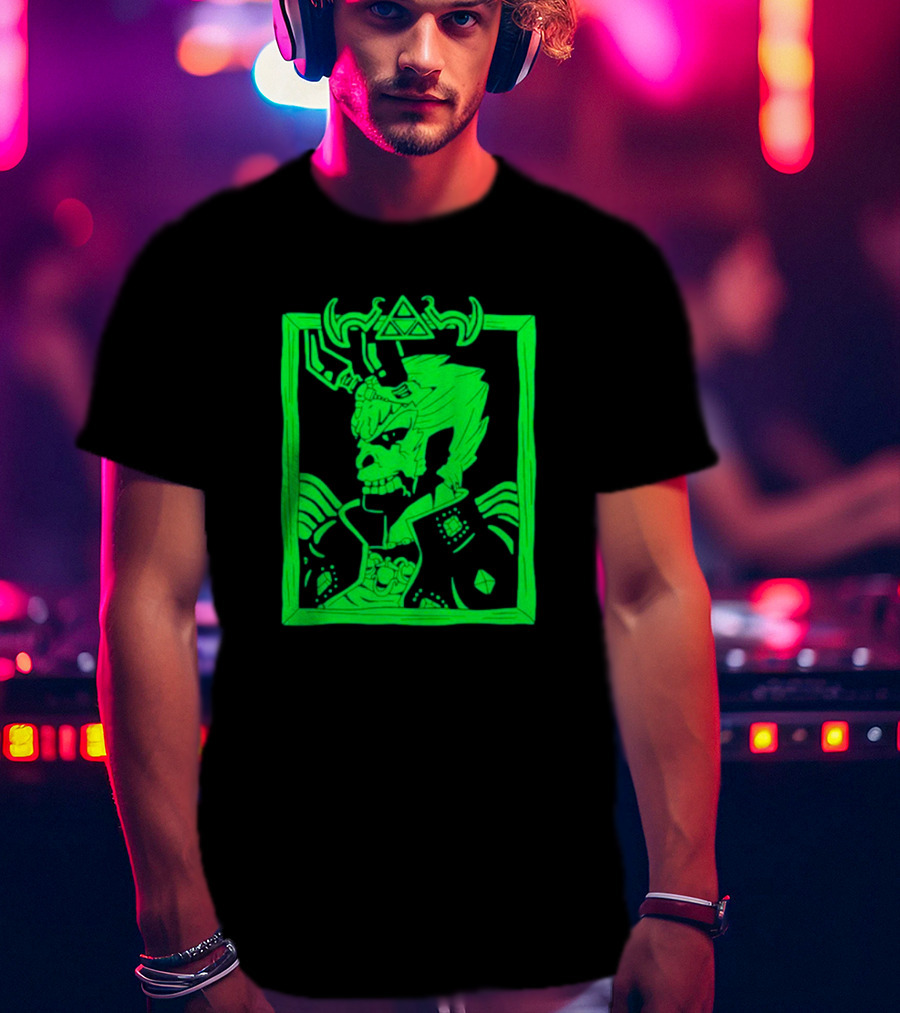 Glow In The Dark Ganondorf Triforce Frame T-Shirt