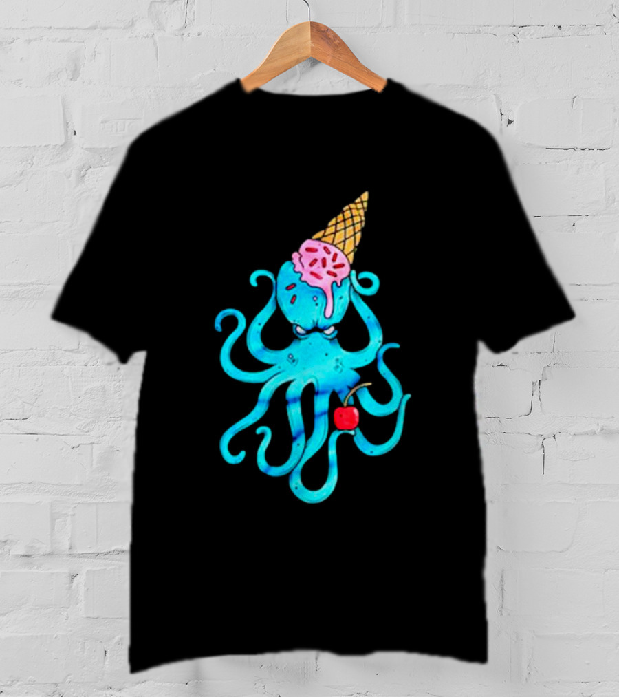 Mark Hoppus HMNIM Ice Cream Cone Octopus T-Shirt