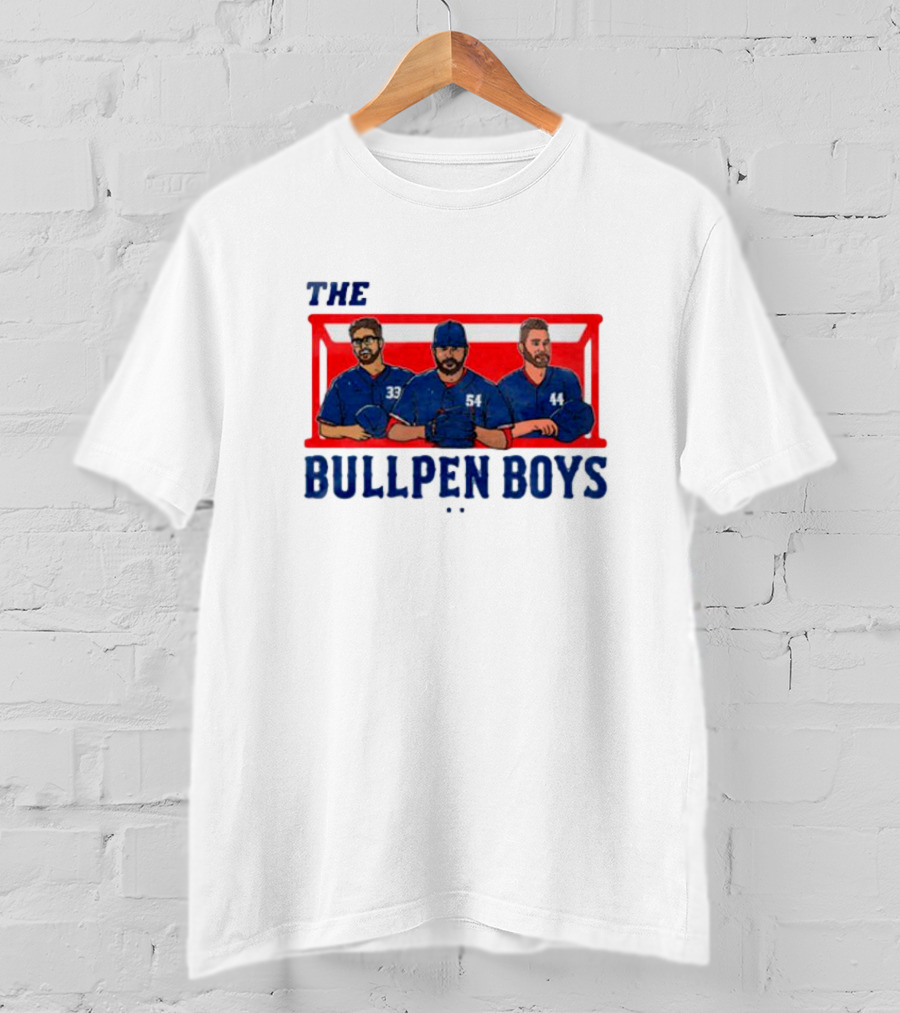 THE TEXAS RANGERS BULLPEN BOYS 33 54 44 T-Shirt