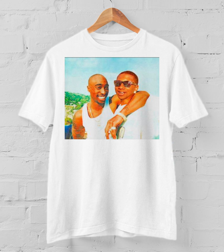 Tupac X Lil B Friendship Vibes T-Shirt