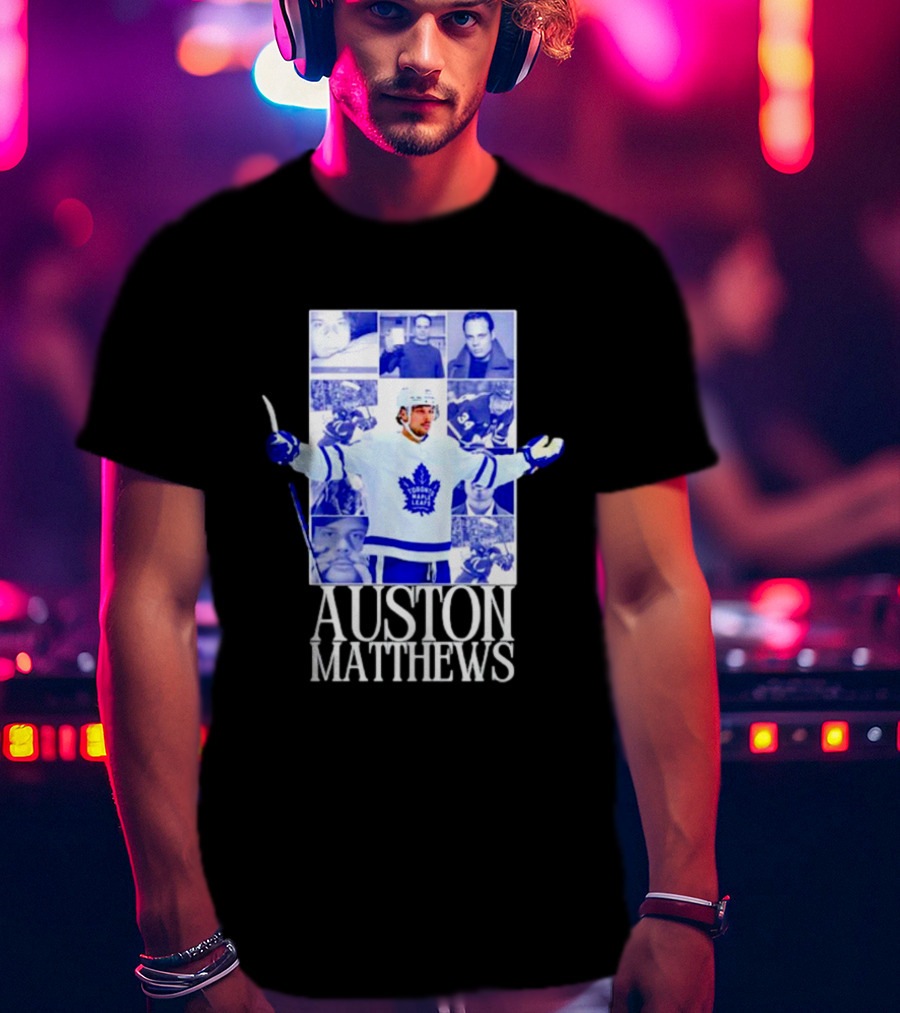 Auston Matthews Toronto Maple Leafs Eras Tour T-Shirt