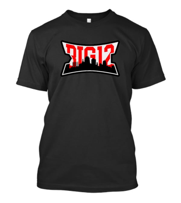 Big 12 Kansas City Skyline Vintage T-Shirt