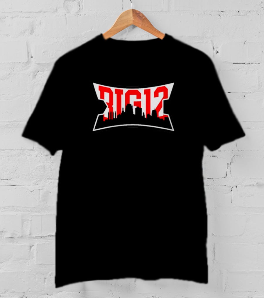 Big 12 Kansas City Skyline Vintage T-Shirt