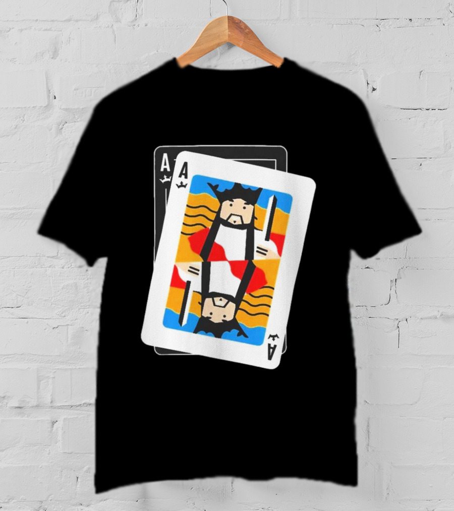 Steve Aoki DraftKings Playing Card Kings With Ace T-Shirt