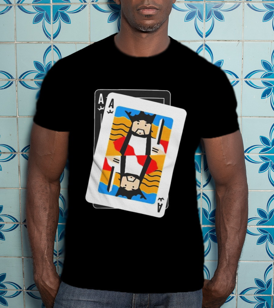 Steve Aoki DraftKings Playing Card Kings With Ace T-Shirt