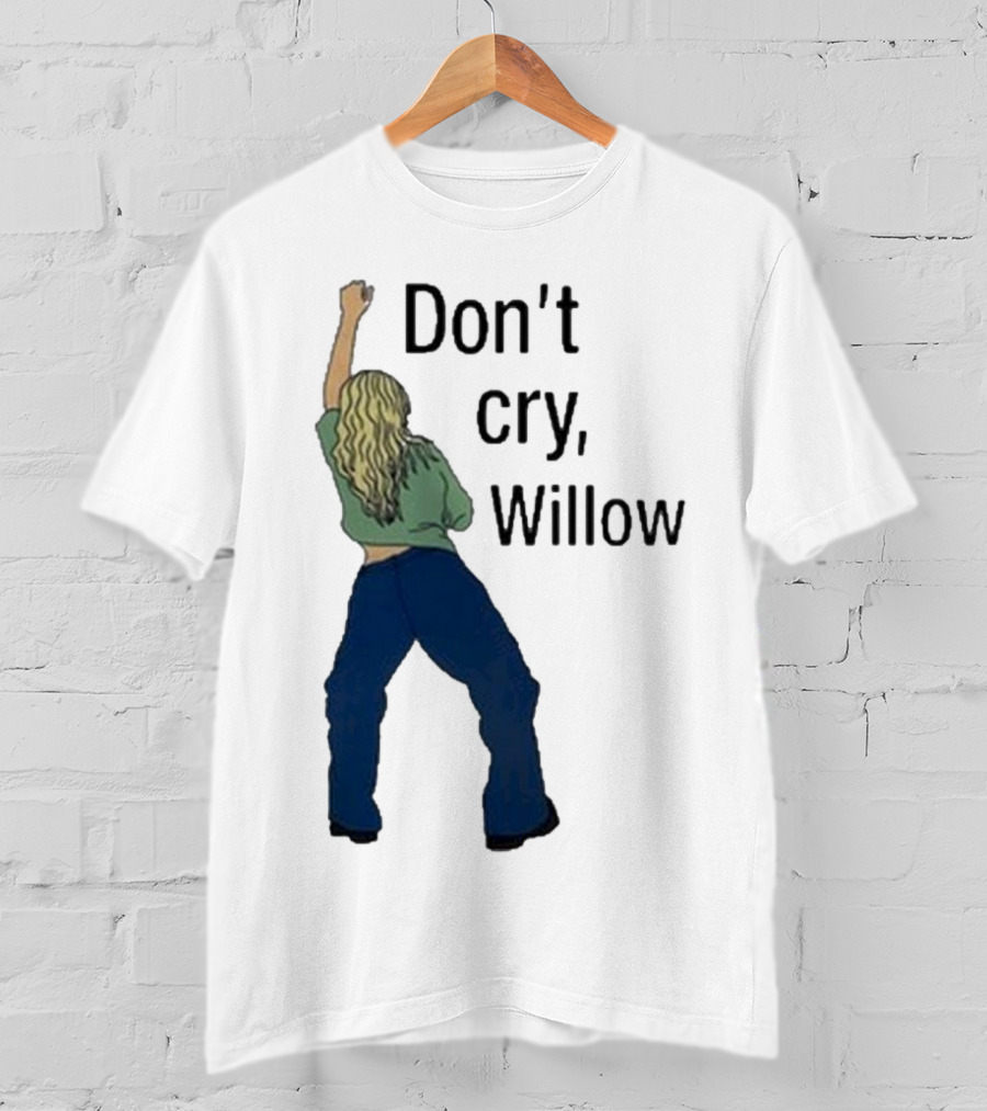 Don't Cry Willow Woman Dancing Back View T-Shirt