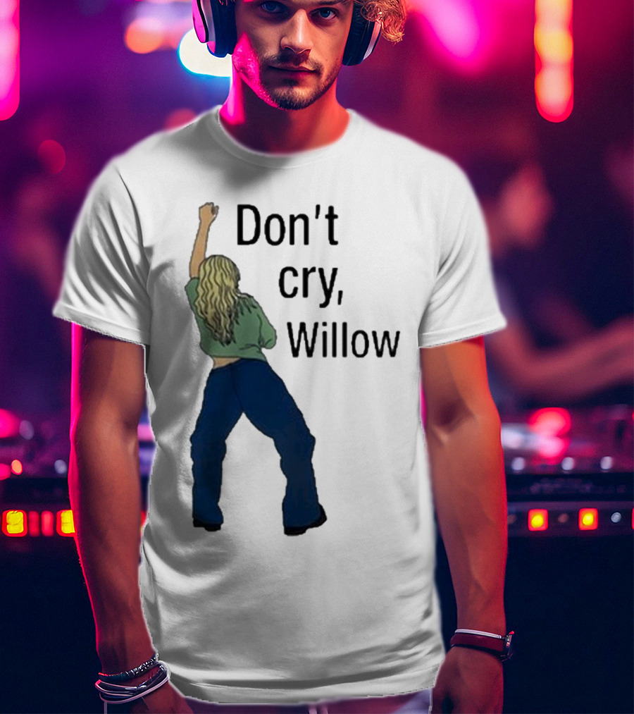 Don't Cry Willow Woman Dancing Back View T-Shirt
