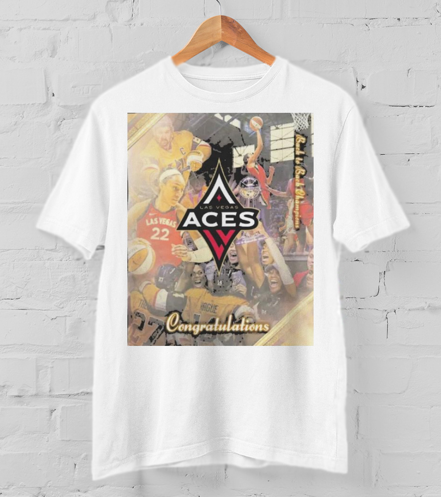 Las Vegas Aces Congratulations Raise The Stakes Basketball T-Shirt
