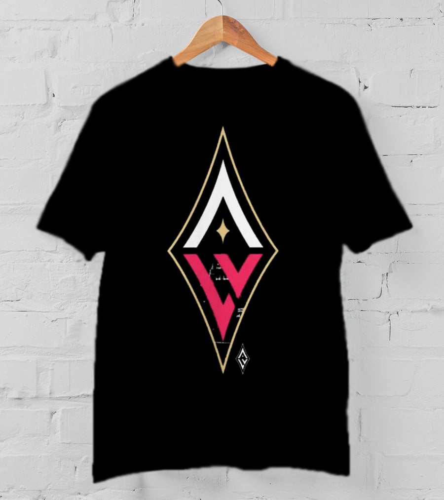Las Vegas Aces Essentials LV Logo City View T-Shirt