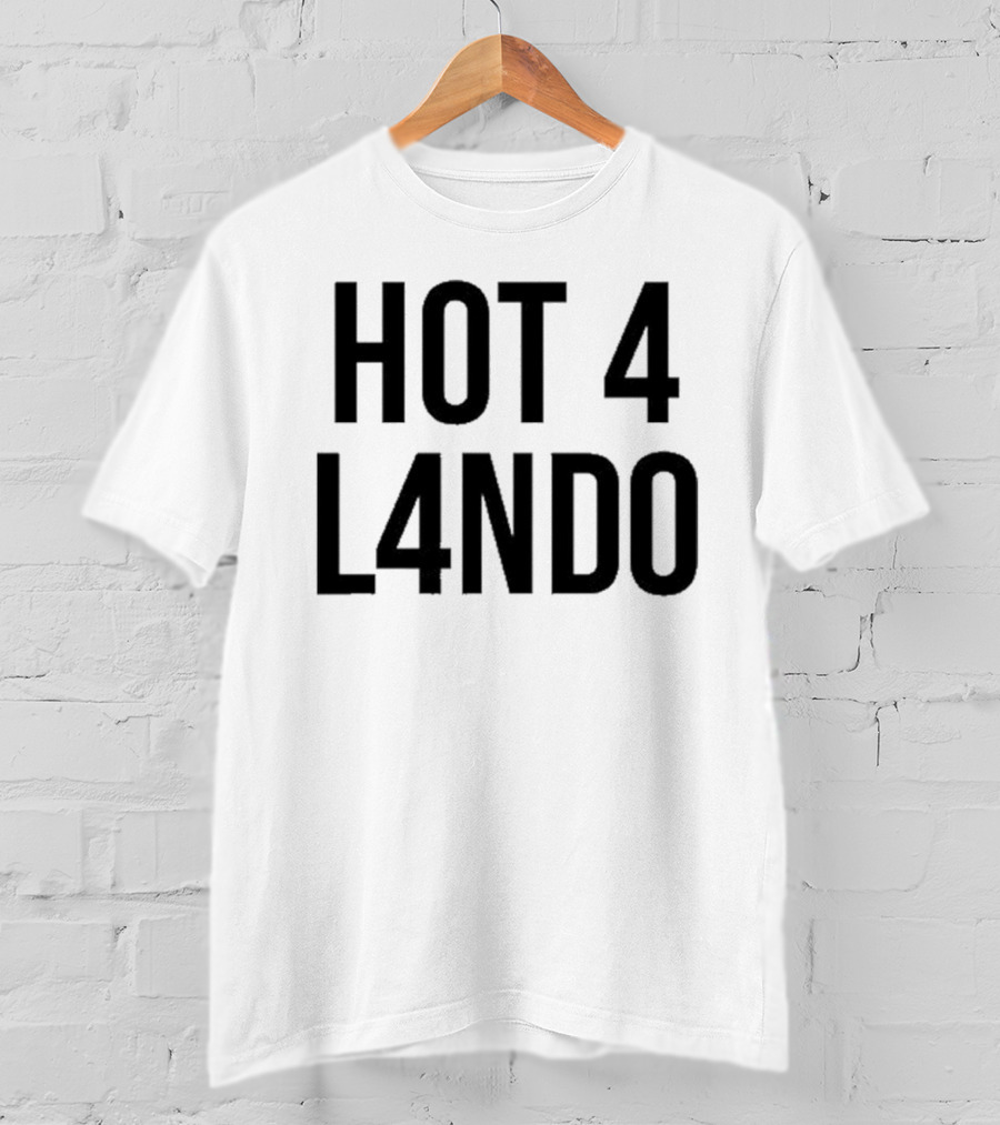 LN4 Hot Number 4 Norris Lando T-Shirt