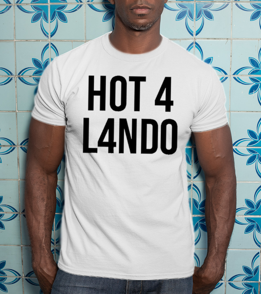 LN4 Hot Number 4 Norris Lando T-Shirt
