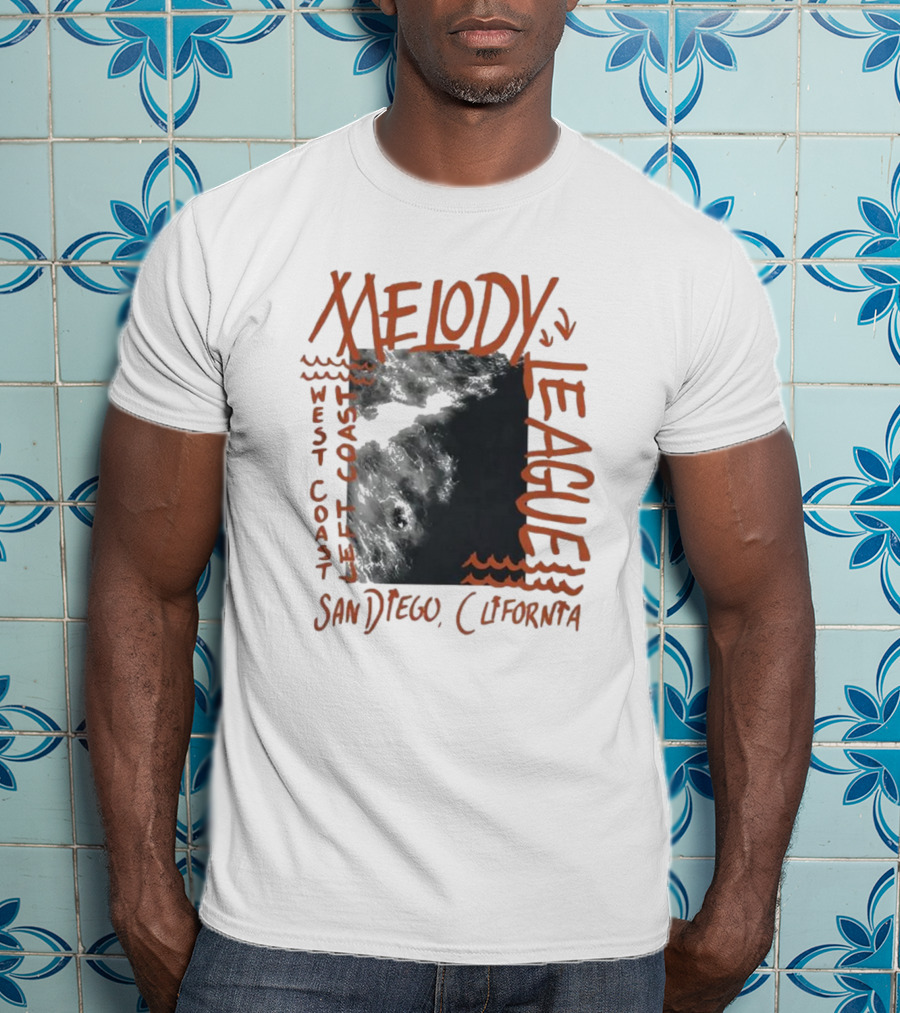 San Diego California Melody League West Coast Left Coast T-Shirt