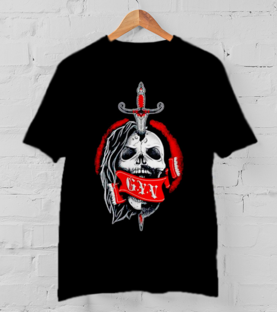 GYV Skull Sword Emblem 202 T-Shirt
