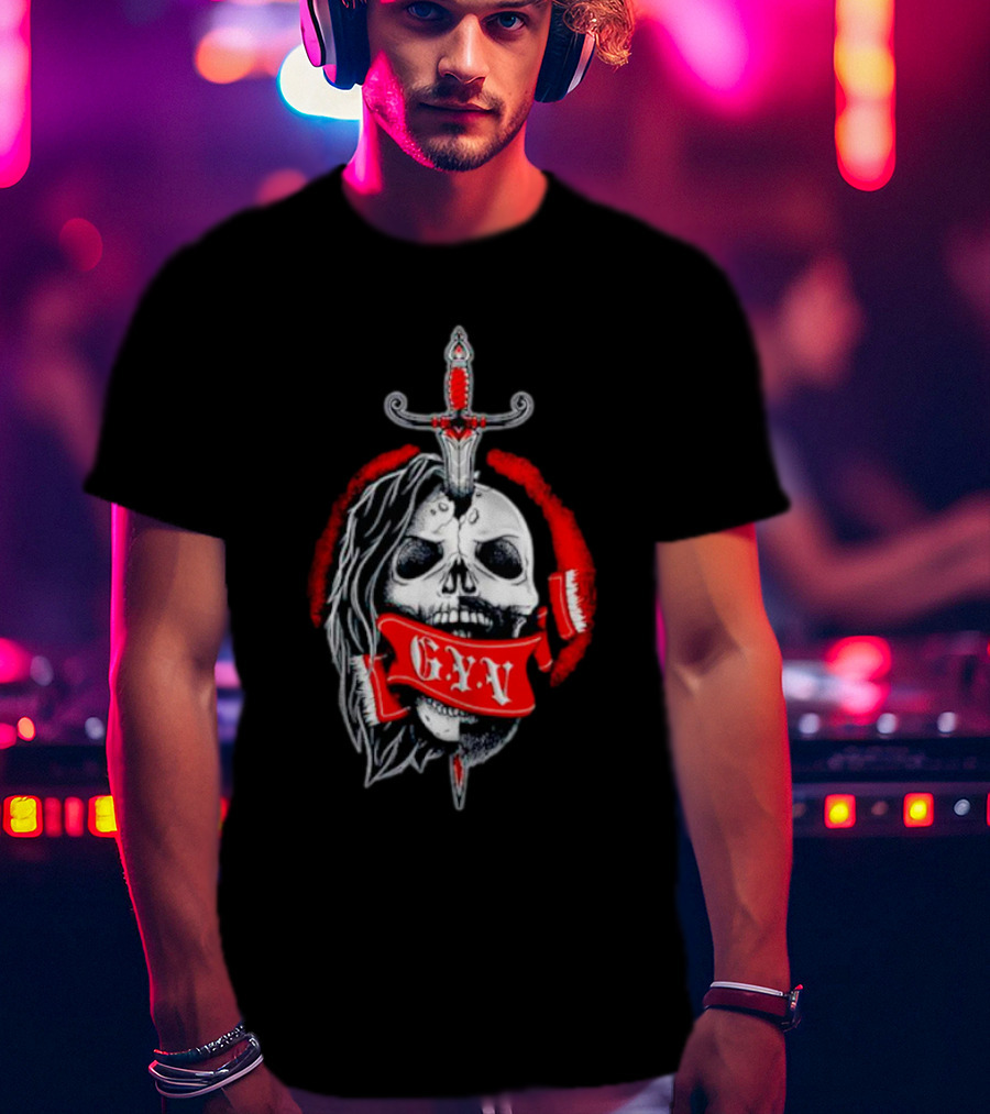 GYV Skull Sword Emblem 202 T-Shirt