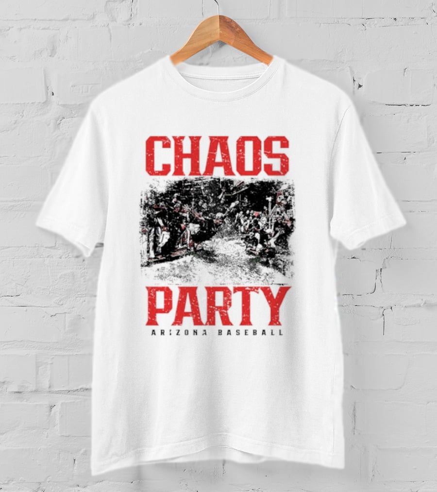 Chaos Party Arizona Baseball Rally Scene T-Shirt