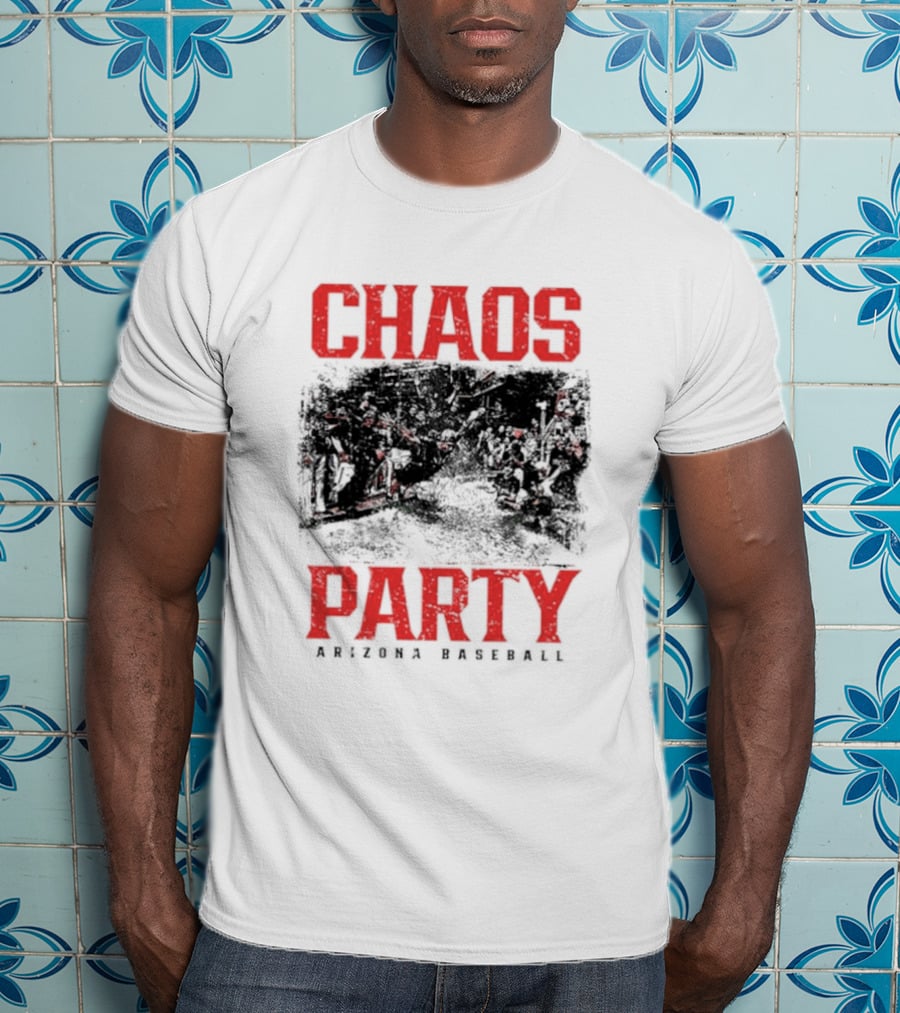 Chaos Party Arizona Baseball Rally Scene T-Shirt
