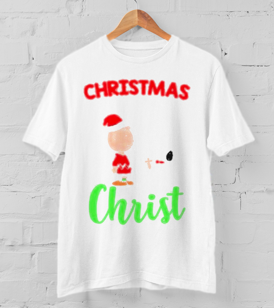Charlie Brown Snoopy Christmas Christ T-Shirt